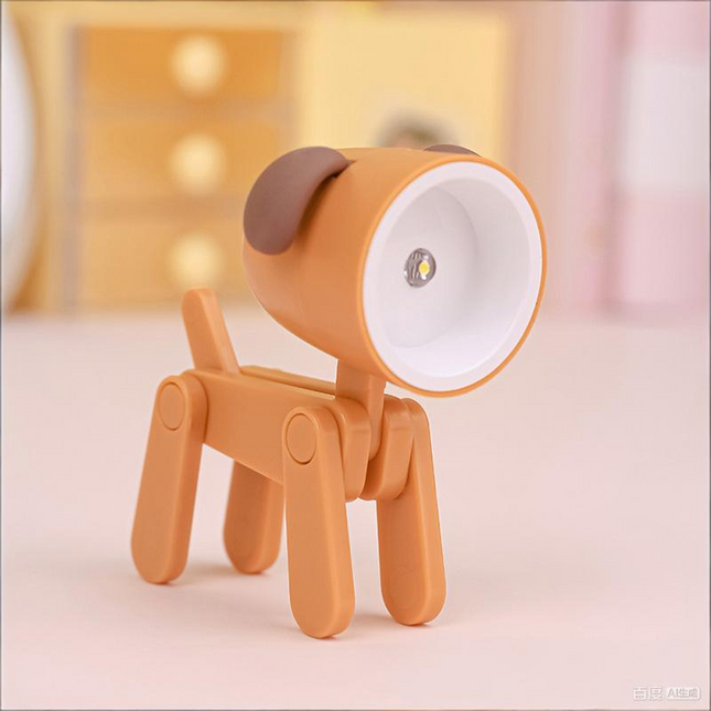 Bendable Animal Night Light 3-Pack – Mini LED Desk Lamp with Warm White Glow | Choose Your Color | Posable Joints for Kids, Students, Bedside & Gifts（brown）| Please choose 3 items to complete your purchase.