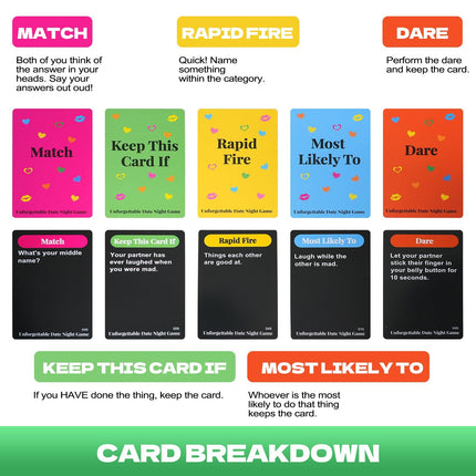 Unforgettable Date Night Game – 300-Card Couple Card Game with Spinner for Romance, Laughter & Connection | Other Fun Games Available In-Store.