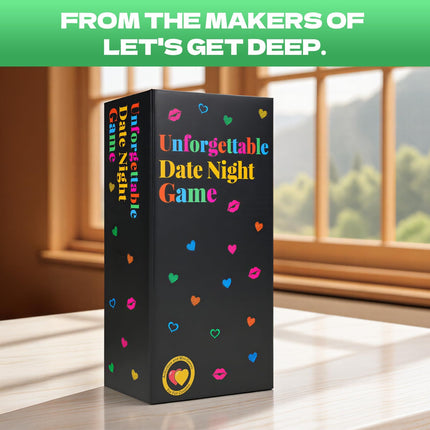 Unforgettable Date Night Game – 300-Card Couple Card Game with Spinner for Romance, Laughter & Connection | Other Fun Games Available In-Store.