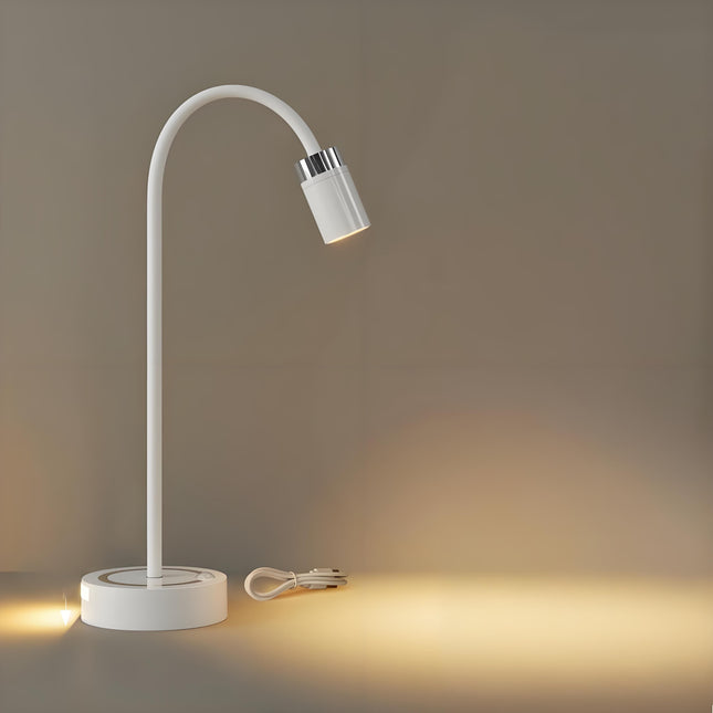 Rechargeable Motion Sensor Night Light – DIY Silicone Hose Lamp for Bedroom & Desk (White) | Other Colors Available in Store.