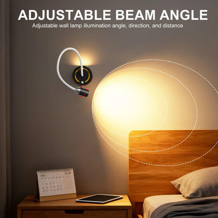 Rechargeable Motion Sensor Night Light – DIY Silicone Hose Lamp for Bedroom & Desk (Red) | Other Colors Available in Store.