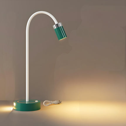 Rechargeable Motion Sensor Night Light – DIY Silicone Hose Lamp for Bedroom & Desk (Green) | Other Colors Available in Store.