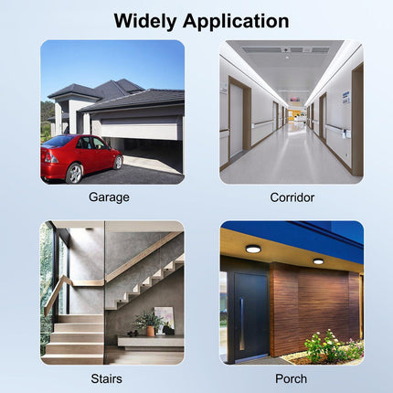 Smart WiFi Motion Sensor with App Alerts – 128° Detection, 6m Range, No Hub Required, Voice Control & Automation (White).