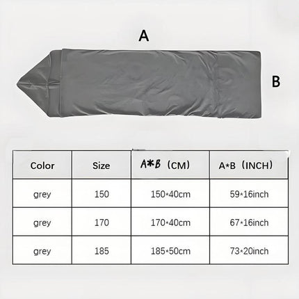 Hooded Sleep Pod: Adults Wearable Blanket – Comfy Hooded Cocoon, Cooling, Machine Washable (Grey, 170×40cm).