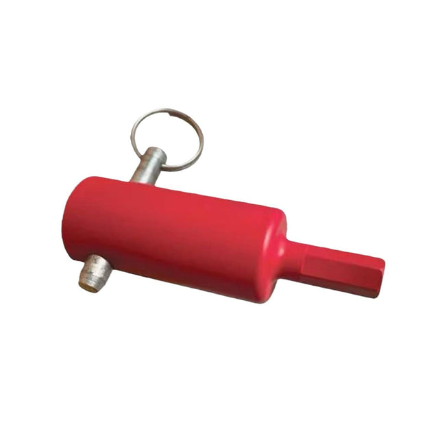 Stop Hand Cranking! Trailer Jack Drill Adapter - Effortless Electric Lift for Standard & Universal Trailer Jacks, Perfect for RV & Boat Trailers (Red).