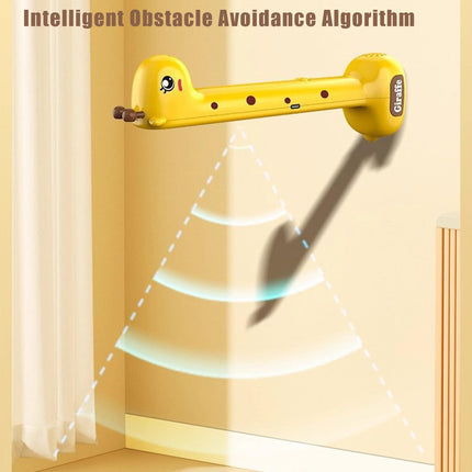 Giraffe Ultrasonic Height Tracker for Kids – Fun Wall-Mounted Growth Measuring Device for Home, Daycare & Pediatric Clinic (Yellow).