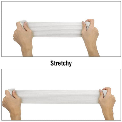 Full-Length Chest Compression Band for High-Impact Support – Breathable, Stretchy Breast Stabilizer for Running, Gym & Post-Surgery Recovery (White).