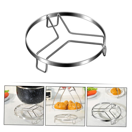 316 Stainless Steel Steam Rack for Cooking – Adjustable Kitchen Pot Stand with Heat-Resistant Design, Multi-Functional Steamer Base for Pots and Dishes (S,15cm).