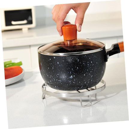 316 Stainless Steel Steam Rack for Cooking – Adjustable Kitchen Pot Stand with Heat-Resistant Design, Multi-Functional Steamer Base for Pots and Dishes (S,15cm).
