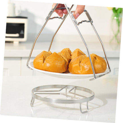 316 Stainless Steel Steam Rack for Cooking – Adjustable Kitchen Pot Stand with Heat-Resistant Design, Multi-Functional Steamer Base for Pots and Dishes (S,15cm).