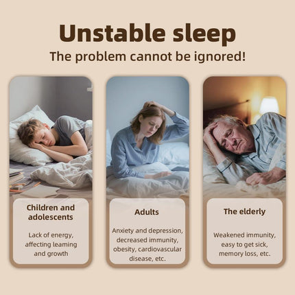 White Handheld Sleep Aid Device: Smart Relaxation Tool with Dual Modes & LED Display – Portable Stress Relief for Adults & Seniors.