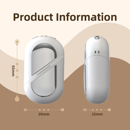 White Handheld Sleep Aid Device: Smart Relaxation Tool with Dual Modes & LED Display – Portable Stress Relief for Adults & Seniors.