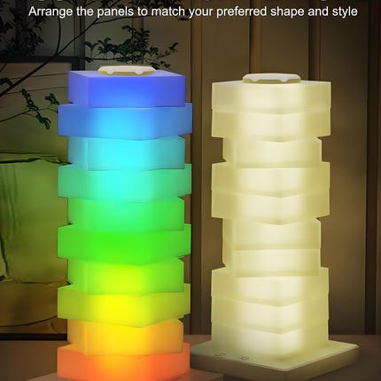 Customizable RGB Cube Lamp: USB-Powered LED Tower Light for Australian Gamerooms, Bedrooms & Room Decor.