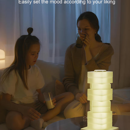 Customizable RGB Cube Lamp: USB-Powered LED Tower Light for Australian Gamerooms, Bedrooms & Room Decor.