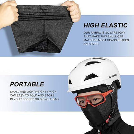 Christmas gift -Premium Cycling UV Protection Head Cover - Full-Face Shield for Sun Safety（black）.