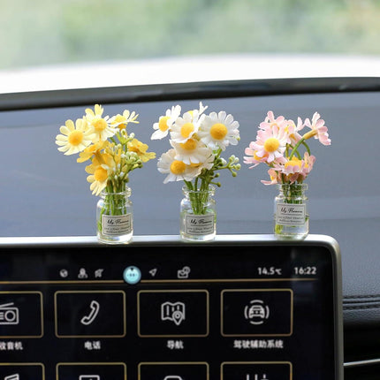 Daisy Car Dashboard Decorations: Cute Aesthetic Interior Accessories for Australian Women’s Cars.