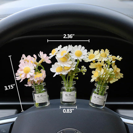 Daisy Car Dashboard Decorations: Cute Aesthetic Interior Accessories for Australian Women’s Cars.