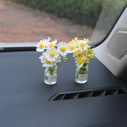 Daisy Car Dashboard Decorations: Cute Aesthetic Interior Accessories for Australian Women’s Cars.