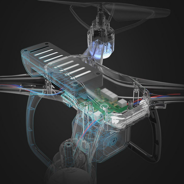 Christmas gift Fierce DIY 4K Camera Drone: Build & Fly Your Own Stunt Quadcopter for Thrilling Aerial Adventures.