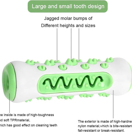 Dog Chew Toy: Durable Nylon & TPR, Teeth Cleaning Bone for Aussie Dogs.