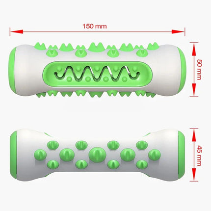 Dog Chew Toy: Durable Nylon & TPR, Teeth Cleaning Bone for Aussie Dogs.