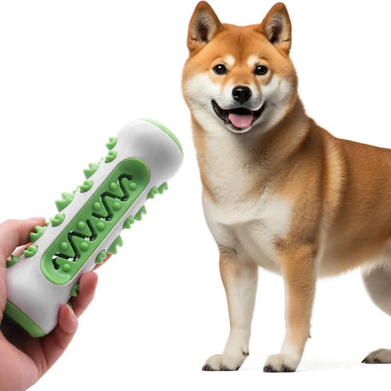 Dog Chew Toy: Durable Nylon & TPR, Teeth Cleaning Bone for Aussie Dogs.