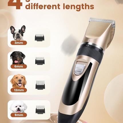 pet products Pet products Professional Rechargeable Cordless Dogs Cats Horse Grooming Clippers - Professional Pet Hair Clippers with Comb Guides for Dogs Cats Horses and Other House Animals Pet Grooming Kit.