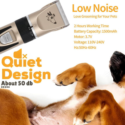 pet products Pet products Professional Rechargeable Cordless Dogs Cats Horse Grooming Clippers - Professional Pet Hair Clippers with Comb Guides for Dogs Cats Horses and Other House Animals Pet Grooming Kit.