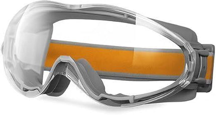 Christmas gifts Anti-Fog Safety Goggles, Outdoor Wind & Dust Protection, Clear Vision Lab & Work Goggles for Aussies(orange).