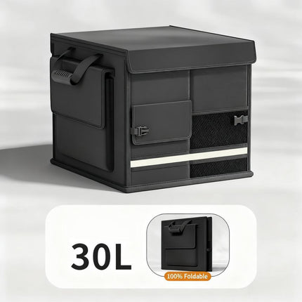 Foldable Car Trunk Organiser, 30L/60L Large Capacity Storage Box for Auto Boot, Multi-functional Cargo Container.