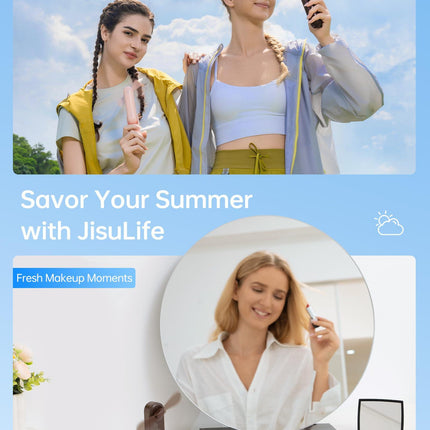 Handheld Mini Fan (Brown), 3-in-1 USB Rechargeable Portable Fan with Power Bank & Flashlight, Pocket Design for Travel & Summer.