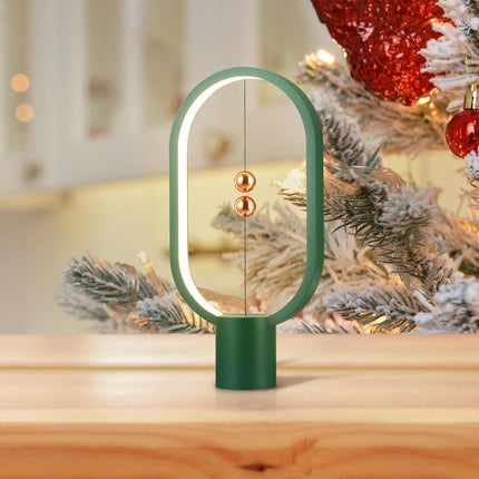Green Magnetic Balance LED Table Lamp: USB-Powered, Dimmable Eye-Care Light with Award-Winning Design for Australian Homes & Offices.