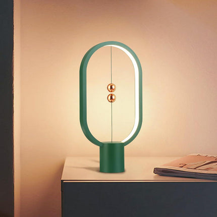 Green Magnetic Balance LED Table Lamp: USB-Powered, Dimmable Eye-Care Light with Award-Winning Design for Australian Homes & Offices.