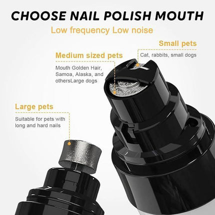 Pet products Silent Groom Pro Nail Grinder, 2025 New Dog Nail Trimmer, USB Rechargeable Pet Nail Grinder, Dog Nail Trimmers, Pet Paws Grooming Smoothing Tool.
