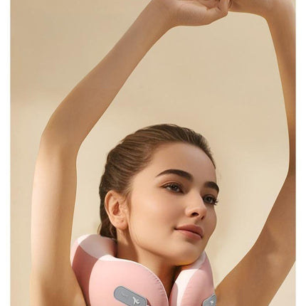 Cooling Memory Foam Neck Pillow for Travel-U-Shaped Ergonomic Travel Pillow for Adults,Flight Neck Pillow with Portable Case,Breathable Ice Silk Cover,Slow Rebound Support for Airplane,Car.