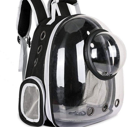 pet products Pet Space Capsule Backpack, Small Medium Cat Puppy Dog Carrier, Transparent Breathable Heat Proof, Pet Carrier for Travel Hiking Walking Camping, Grey.