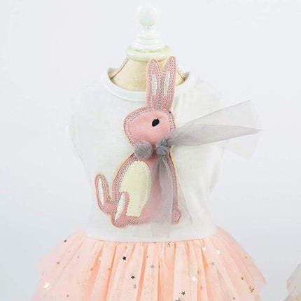 pet products Small Dog Dress Female Tiny Puppy Clothes Girl Tutu for Dogs Dresses Harness Birthday Apparel（Chest circumference47cm, back length35cm, neck circumference32cm）.