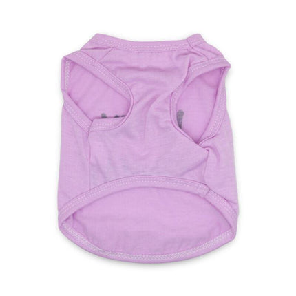 Pet products 4-Piece Pet Vest Set for Summer - Includes 4 Versatile Vests with I ❤️ my Mommy Message, Lightweight Breathable Fabric Perfect for Dogs and Cats in Warm Weather（S）.