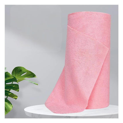 Christmas gift 50-Piece 25x25cm Polycotton Cleaning Cloth Roll, Reusable Dual-Use Dish & Surface Wipes for Home & Kitchen（blue）.