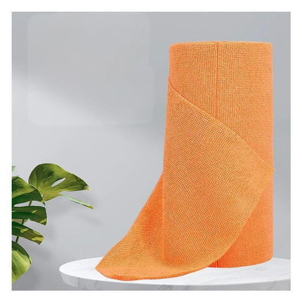 Christmas gift 50-Piece 25x25cm Polycotton Cleaning Cloth Roll, Reusable Dual-Use Dish & Surface Wipes for Home & Kitchen（blue）.