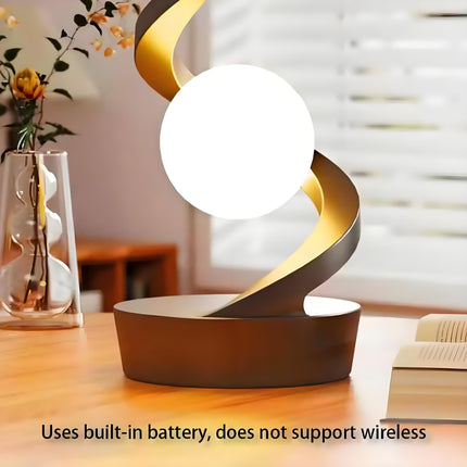 Rotating Levitating Night Light with RGB Colors & Wireless Charging: 1-Second Palm-Activated Spin, Motion-Sensing – Futuristic Lighting for Australian Bedrooms & Offices.