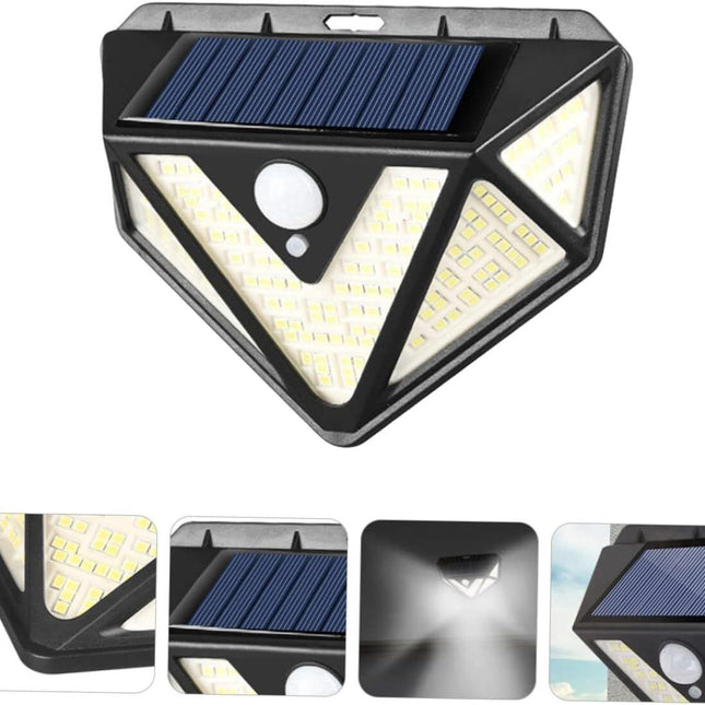 2-Pack Solar LED Motion Sensor Wall Light: Dusk-to-Dawn Outdoor Lighting for Aussie Gardens, Fences & Patios.