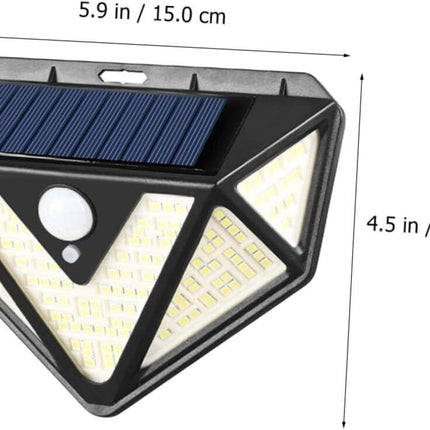 2-Pack Solar LED Motion Sensor Wall Light: Dusk-to-Dawn Outdoor Lighting for Aussie Gardens, Fences & Patios.