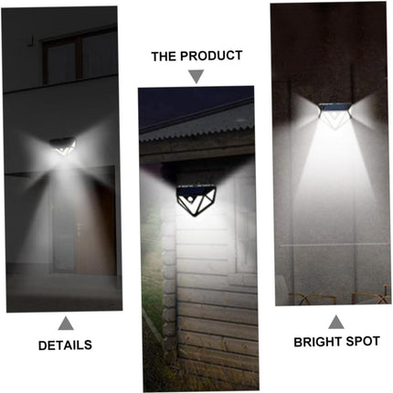 2-Pack Solar LED Motion Sensor Wall Light: Dusk-to-Dawn Outdoor Lighting for Aussie Gardens, Fences & Patios.