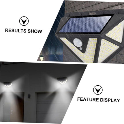 2-Pack Solar LED Motion Sensor Wall Light: Dusk-to-Dawn Outdoor Lighting for Aussie Gardens, Fences & Patios.