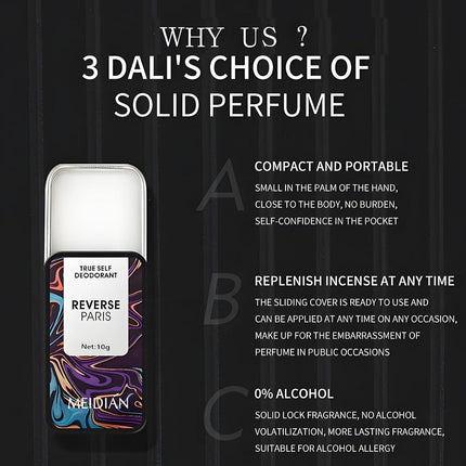 Solid Perfume Balm Set,Unisex Perfume,Natural Solid Balm,Lasting Fragrance,Easy To Carry,Three-Piece, A Surprise Gift For Important Festivals,Perfect for Travel Use.