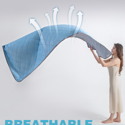 Christmas gifts for loved ones Aussie Summer Cooling Quilt – 4 Sizes, Breathable, Lightweight & Skin-Friendly for Refreshing Sleep All Season(lake blue,200cm*230cm).