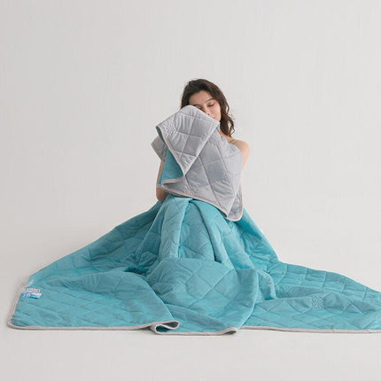 Christmas gifts for loved ones Aussie Summer Cooling Quilt – 4 Sizes, Breathable, Lightweight & Skin-Friendly for Refreshing Sleep All Season(dark green,180cm*200cm).