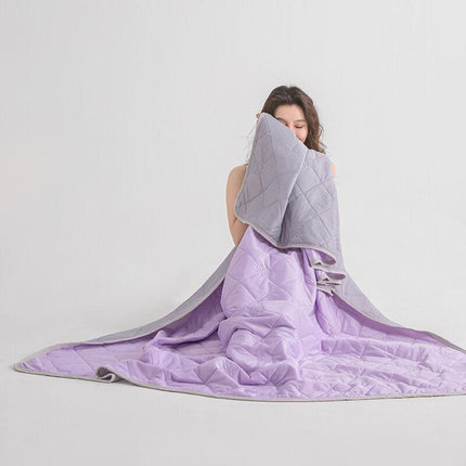 Christmas gifts for loved ones Aussie Summer Cooling Quilt – 4 Sizes, Breathable, Lightweight & Skin-Friendly for Refreshing Sleep All Season(purple,180cm*200cm).