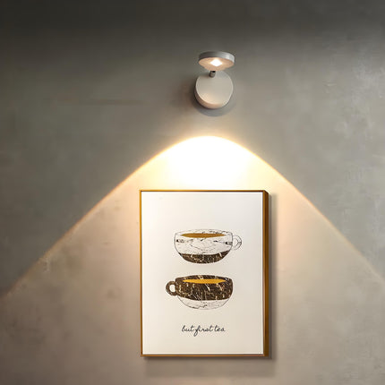 Wireless Smart LED Wall Light: Rechargeable, Motion-Sensor & Remote-Controlled, No-Drill Mount for Home Decor & Task Lighting.